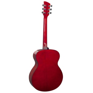 Brunswick BF100BL - Grand Auditorium Acoustic Guitar - Red