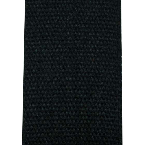 TGI Guitar Strap Woven Cotton Vegan - Black