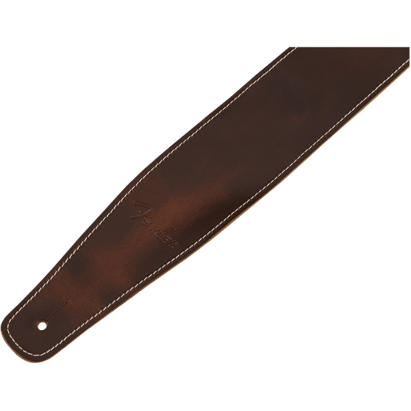 Fender Broken-In 2.5" Leather Guitar Strap - Brown