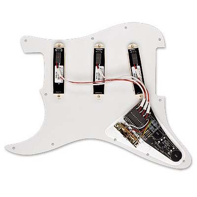 EMG DG20 Dave Gilmour Set - Black Pickups On Black Pickguard