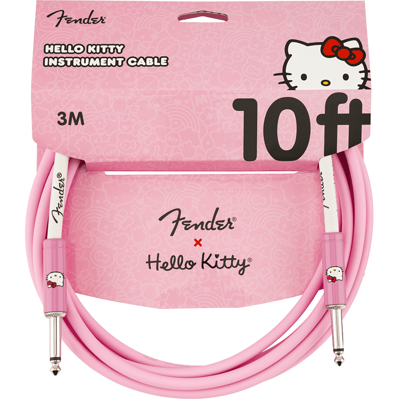 Fender Hello Kitty Pink Original Cable - 10ft