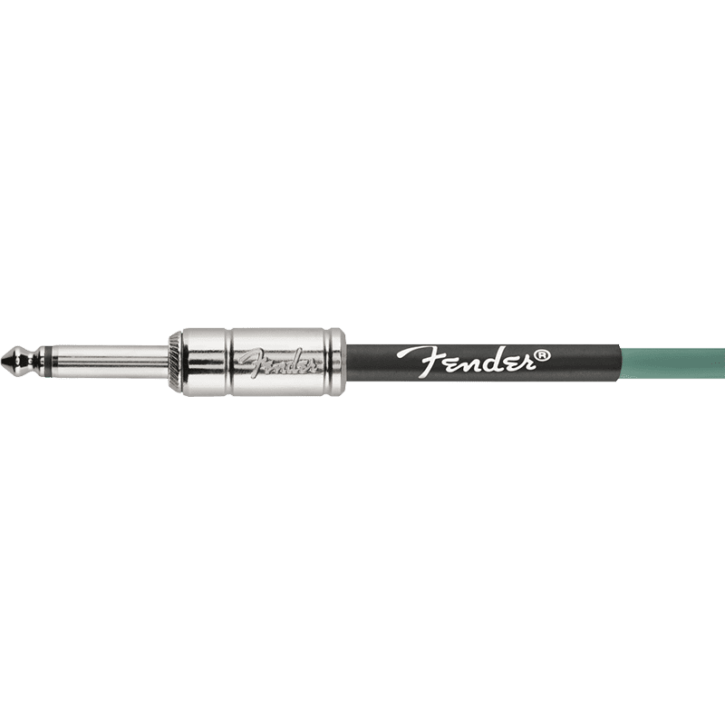 Fender Countour Series Instrument Cable 10ft - Sherwood Green