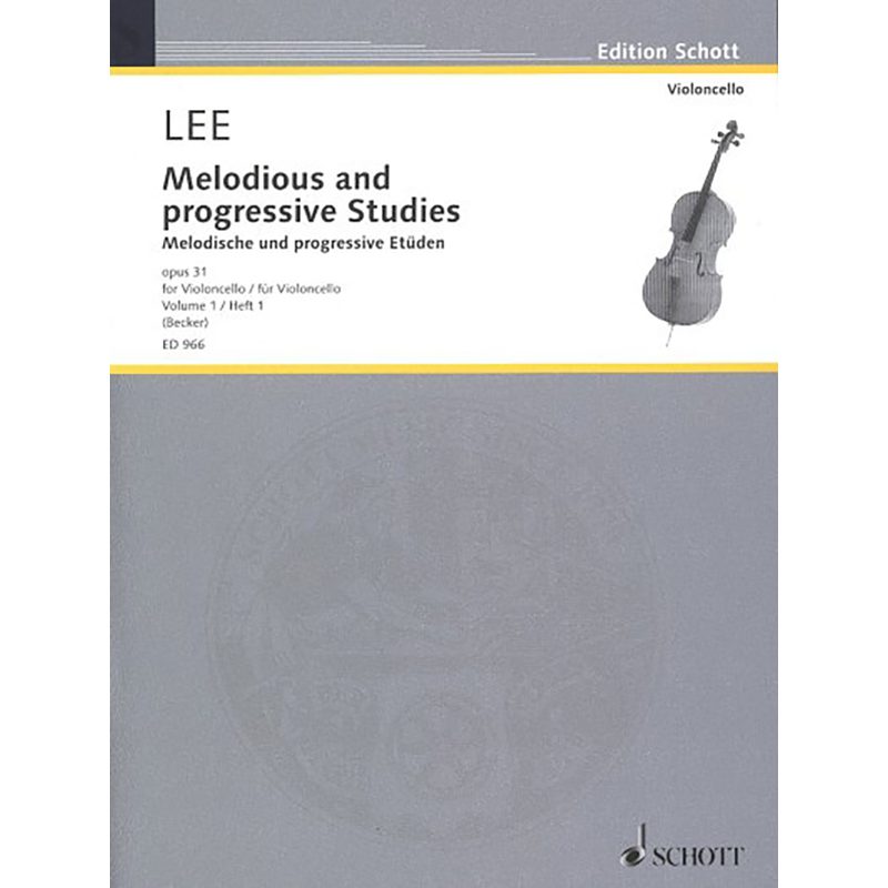 Lee - Melodious And Progressive Studies - Op.31 - Cello