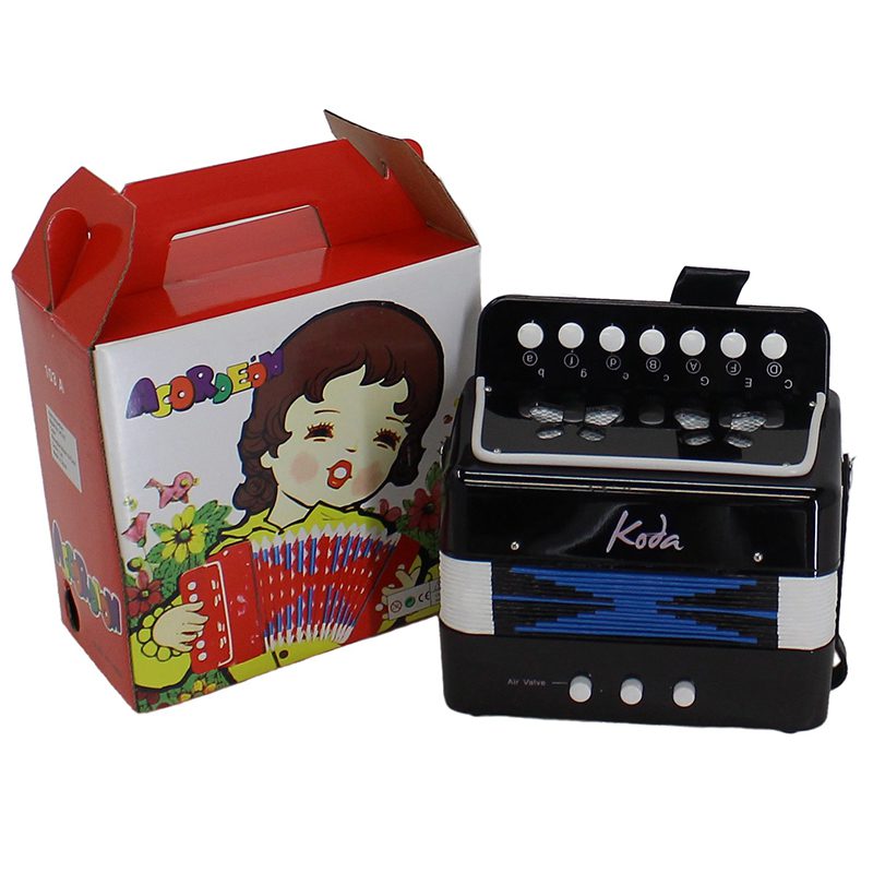 Koda 7 Button Childrens Accordion HC103A - Black