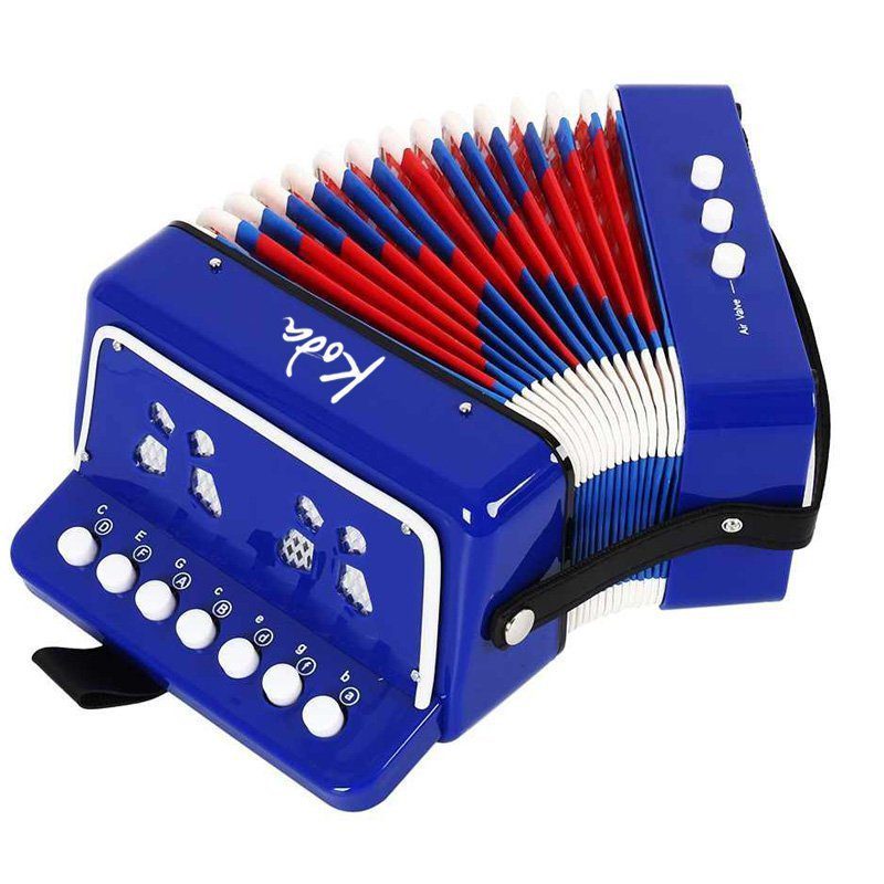 Koda 7 Button Childrens Accordion HC103A - Blue