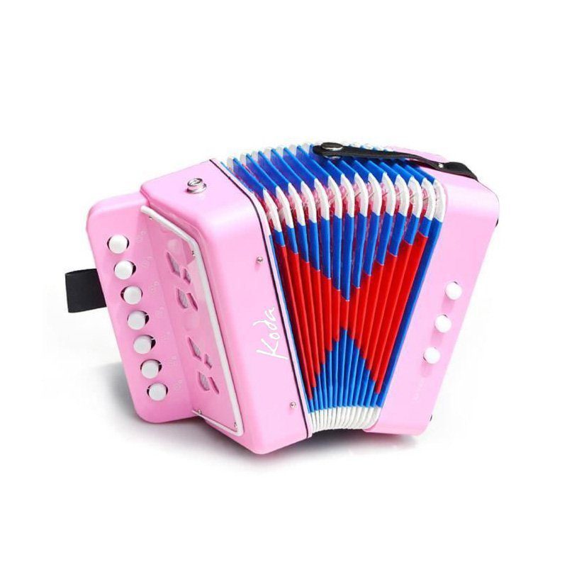 Koda 7 Button Childrens Accordion HC103A - Pink