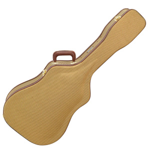 Vintage VDX02 Deluxe Dreadnought Guitar Case - Tweed