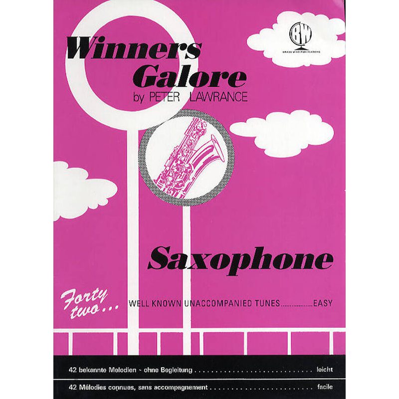 Winners Galore - Alto Saxophone - Peter Lawrance