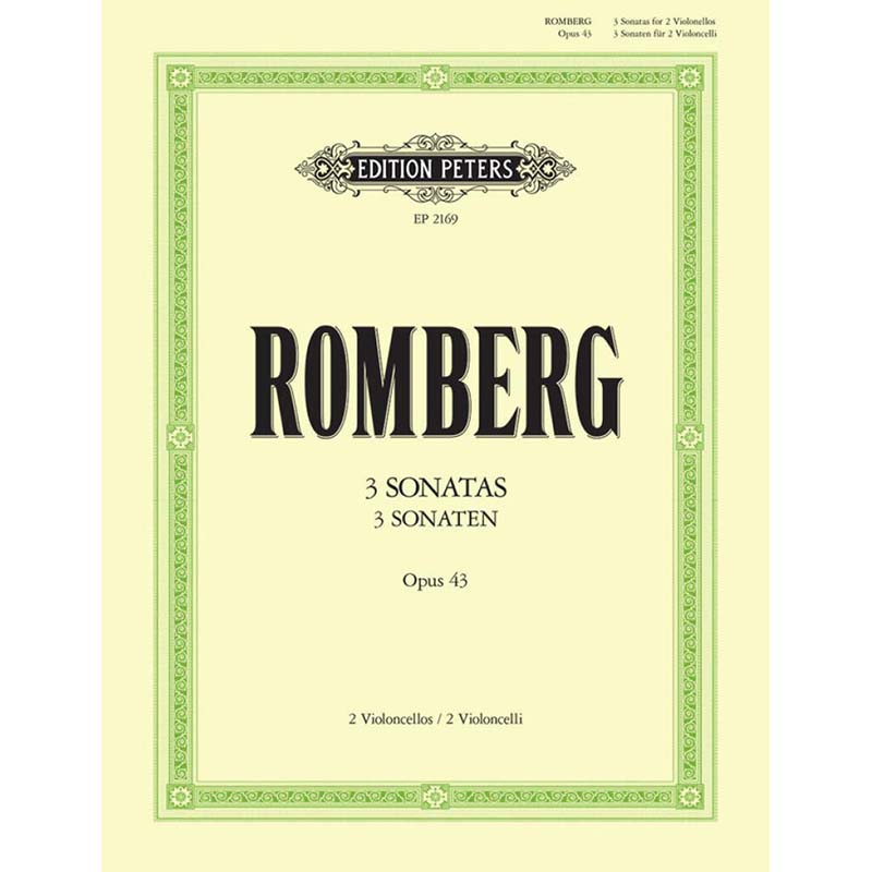 Romberg - 3 Duet Sonatas - Cello Duet