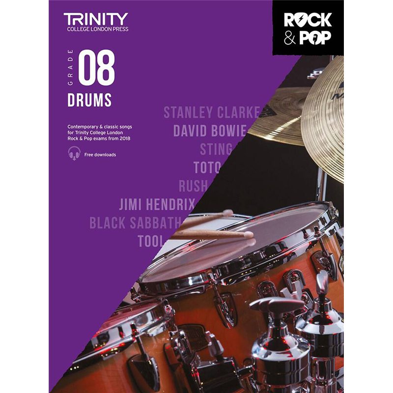 Trinity Rock And Pop Drums - Grade 8