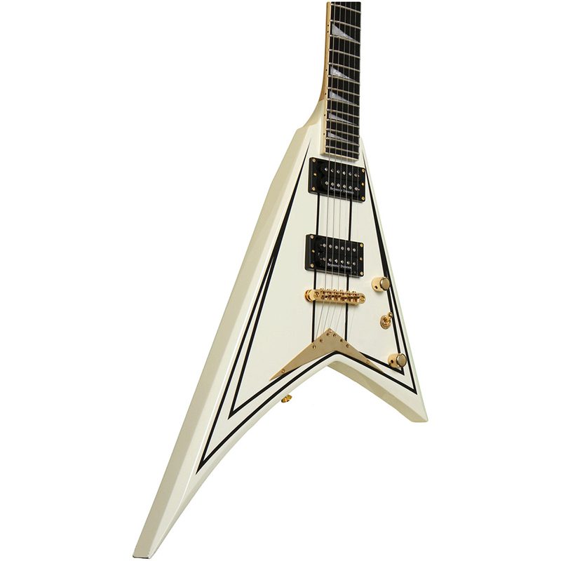 Jackson Pro Series Rhoads RRT-3 - Ivory w/Black Pinstripes - Image 7