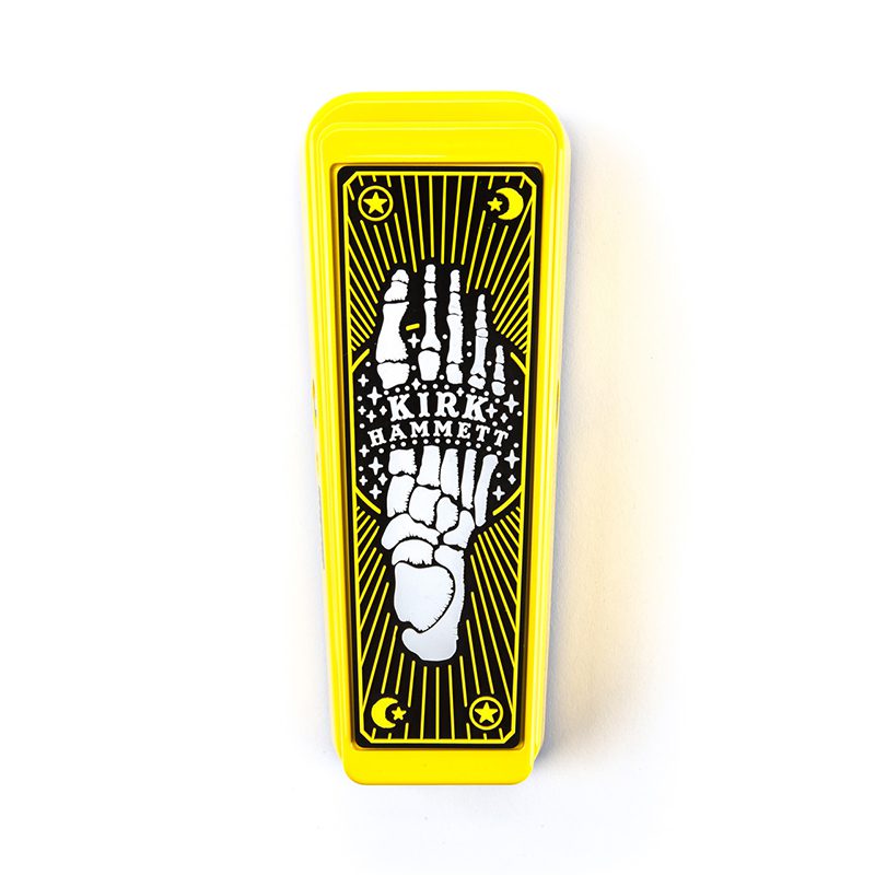 Dunlop Kirk Hammett Crybaby Wah - Limited Edition Yellow Sparkle