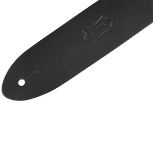 Levy's M4-BK Lead Leather Guitar Strap - Black