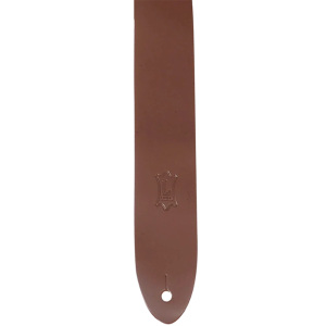 Levy's M4-BK Lead Leather Guitar Strap - Brown
