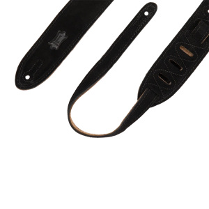 Levy's MS12-BLK Simply Suede 2 Inch Guitar Strap - Black