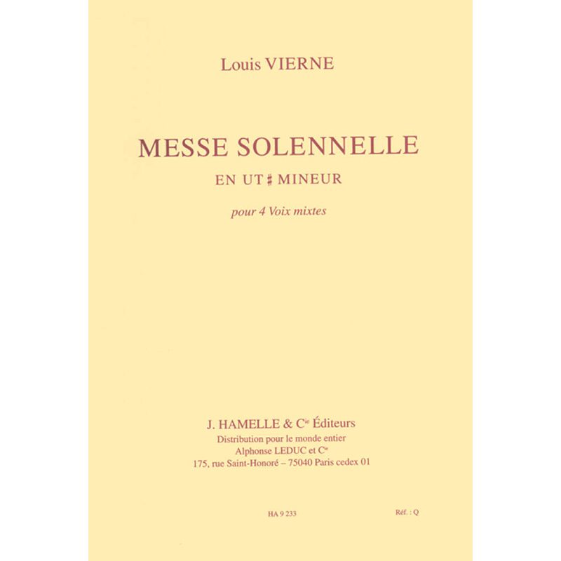 Louis Vierne - Messe Solenelle Ut Op.16