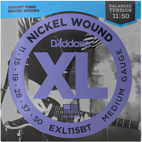 D'addario EXL115BT Nickel (.11-.50) Medium - Balanced Tension