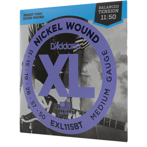D'addario EXL115BT Nickel (.11-.50) Medium - Balanced Tension
