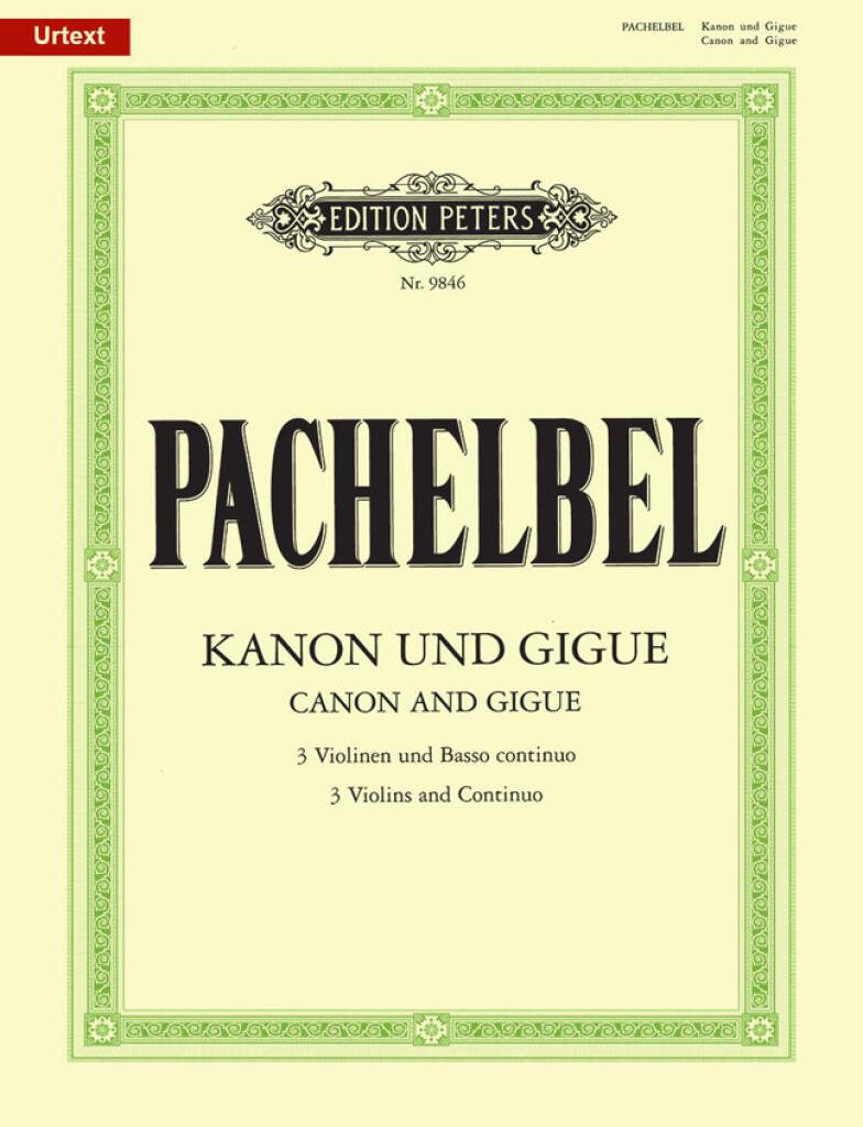 Pachelbel - Canon And Gigue - 3 Violins and Contra Bass