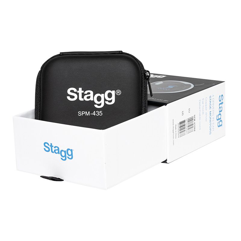 Stagg SPM-435 4-Driver In Ear Monitors - Black - Image 7