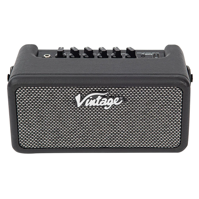 Vintage Retro 15-Watt Guitar Amplifier w/DSP - Black