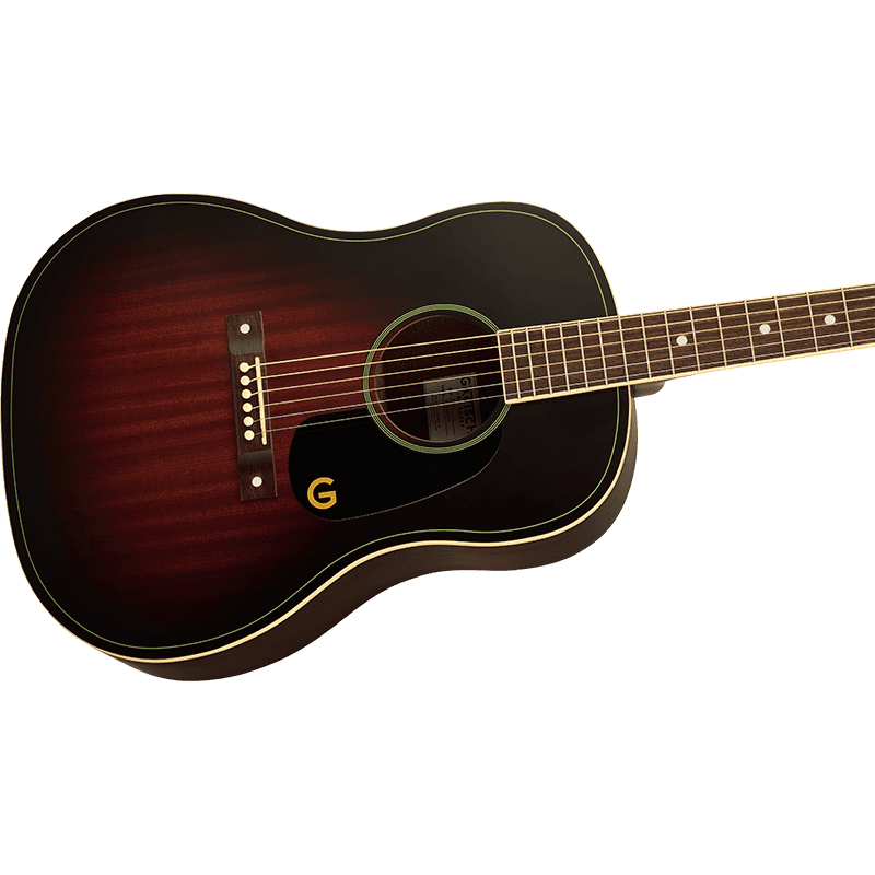 Gretsch Jim Dandy Dreadnought Acoustic Guitar - Cherry Burst - Image 7