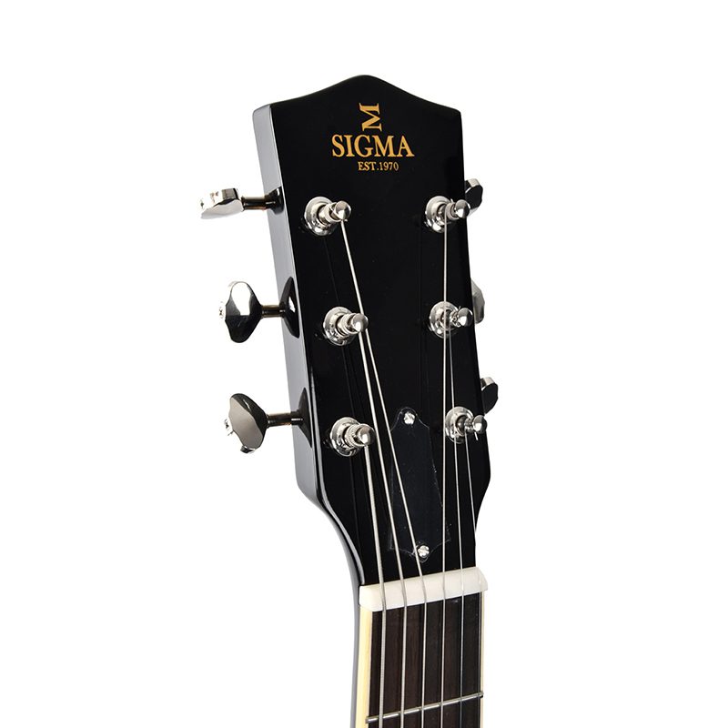 Sigma ATA-100E - Archtop Hollowbody - Vintage Sunburst - Image 4