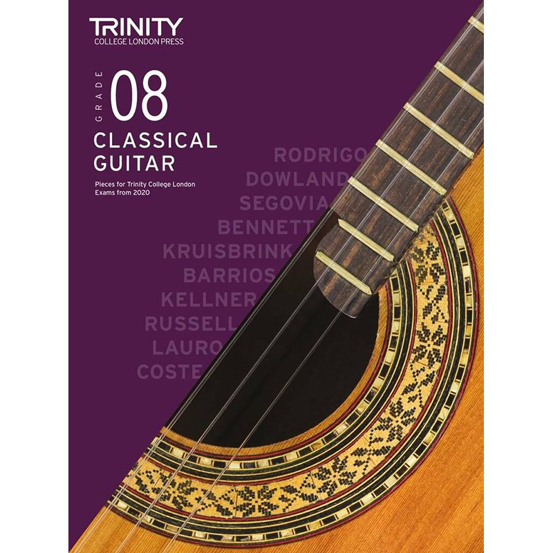 Trinity College London - Classical Guitar Exam Pieces - 2020-2023 - Grade 8