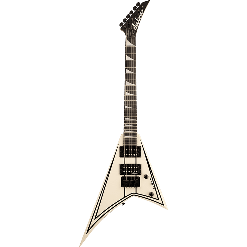 Jackson JS Series Rhoads Minion JS1XM - Snow White w/Black Pinstripes