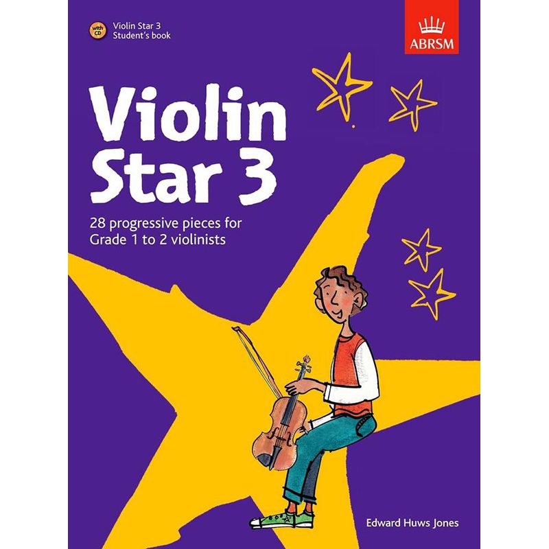 ABRSM - Violin Star - Book 3 - Students Book - Audio Included- Edward Huws Jones