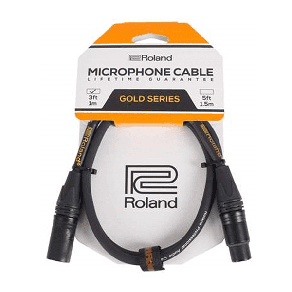 Roland RMC-G3 XLR-XLR Microphone Cable - 3ft/1m