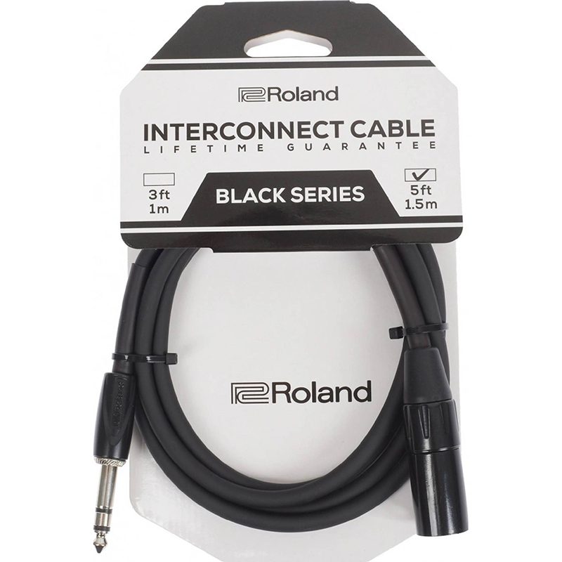 Roland RCC-5-TRXM - 1/4-inch TRS male to XLR male - 5ft/1.5m