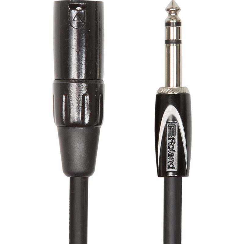 Roland RCC-10-TRXM - 1/4-inch TRS male to XLR male - 10ft/3m - Image 2