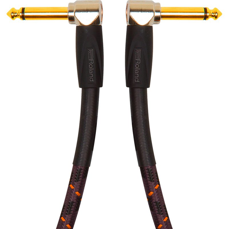 Roland Gold Series - RIC-GPC - 15cm/6-Inch Instrument Patch Cable - Image 2