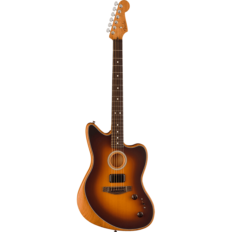 Fender Acoustasonic Player Jazzmaster - 2 Colour Sunburst - Image 5