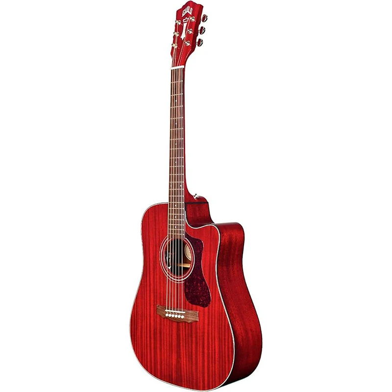 Guild D-120CE - Cherry Red - Image 5