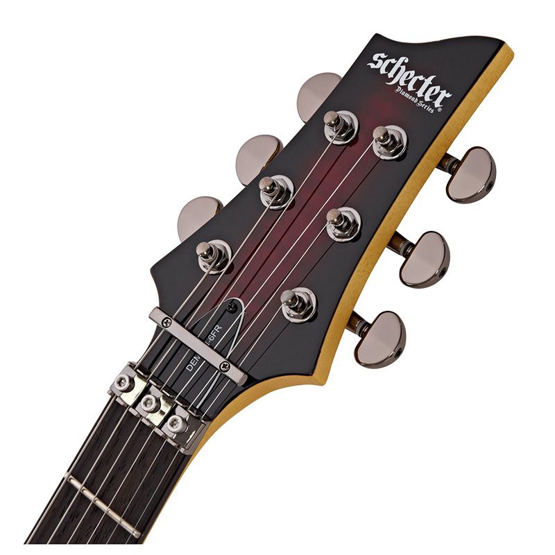 Schecter Demon 6 FR - Crimson Red Burst - Image 8