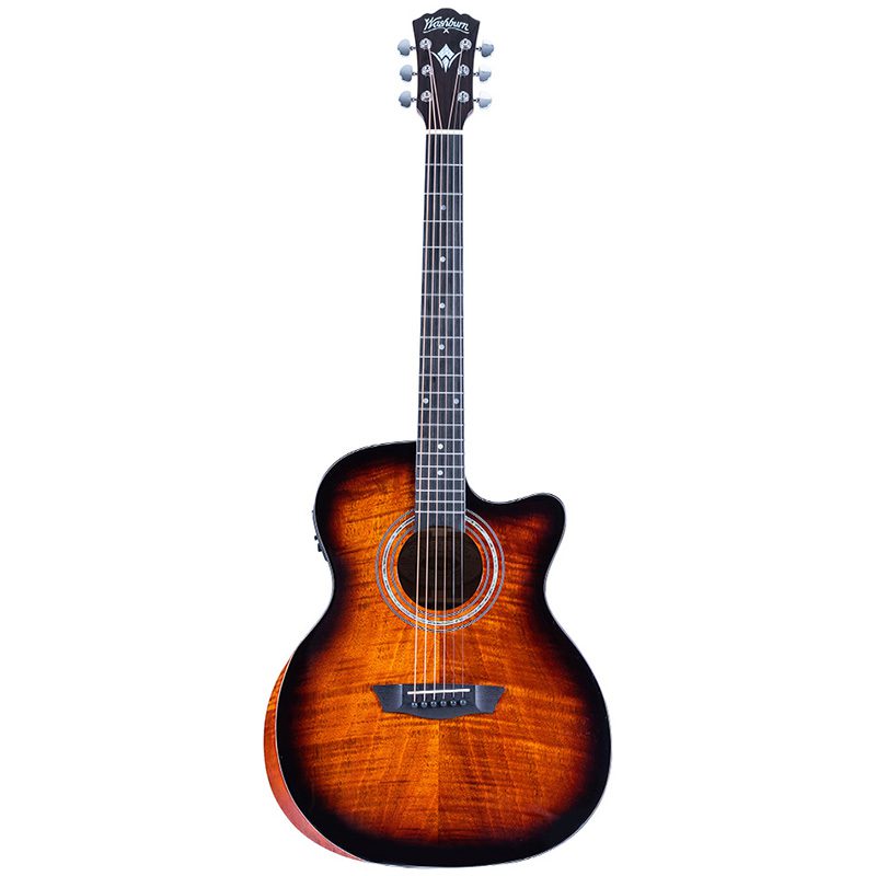 Washburn Comfort Series - WCG12CE - Cognac Sunburst