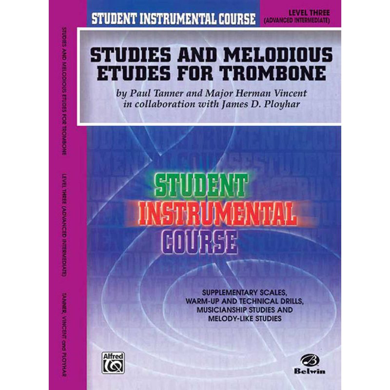 Student Instrumental Course - Studies and Melodious Etudes for Trombone - Level 3