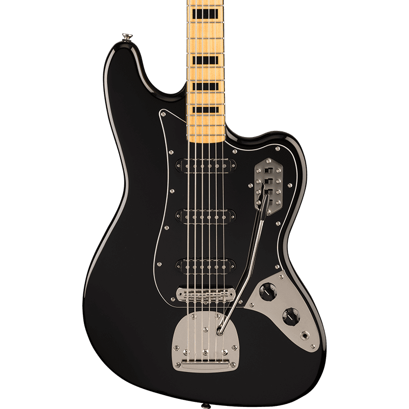 Fender Squier FSR Classic Vibe Bass VI - MN - Black - Image 6