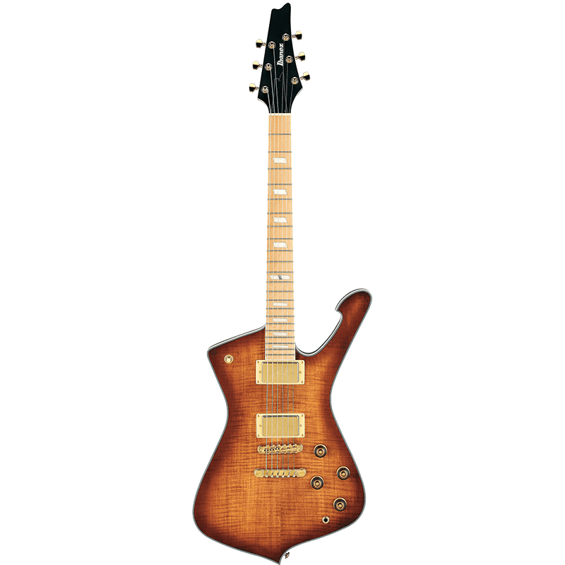 Ibanez Iceman IC420MFM - Caramel Burst Low Gloss