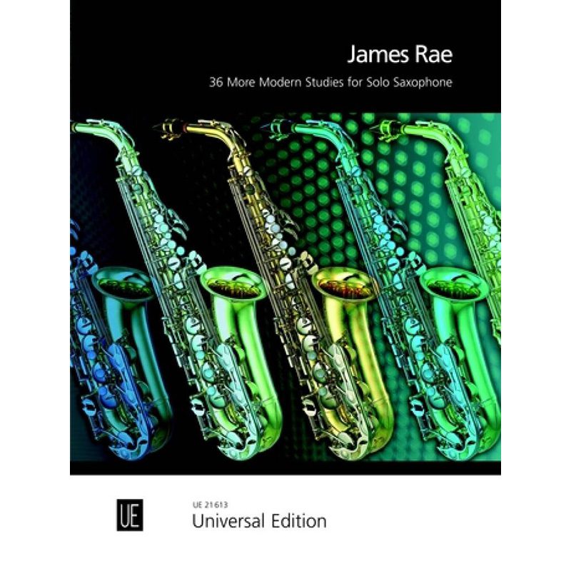36 More Modern Studies For Solo Saxophone - James Rae