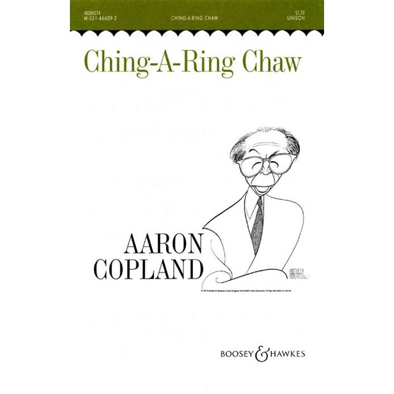 Ching-a-ring Chaw - Aaron Copeland - Unision Choir And Piano