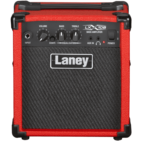 Laney LX10B Bass Guitar Amplifier - Red