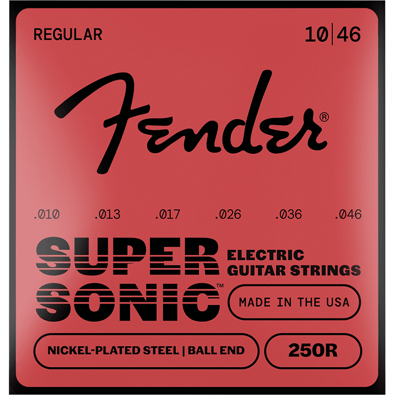Fender SuperSonic 250 Nickel/Steel Guitar Strings - .10 - .46