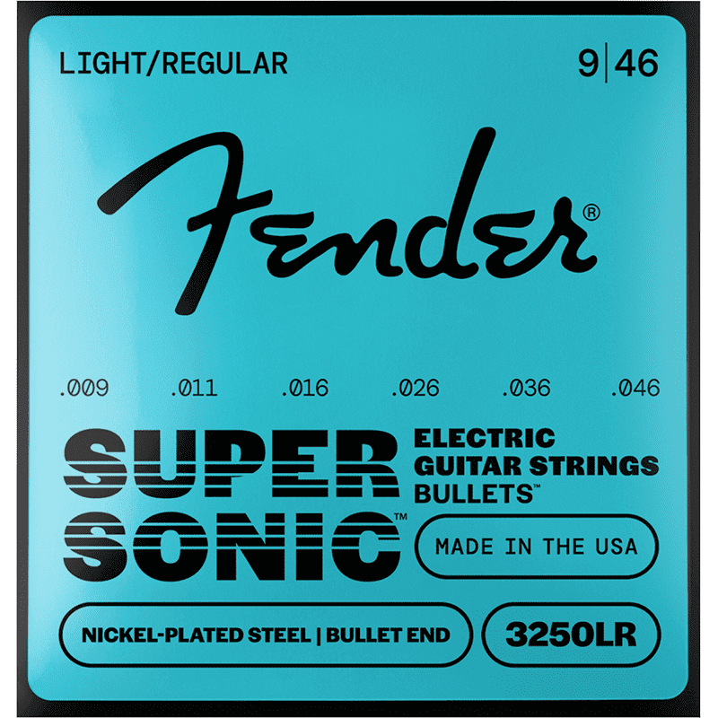Fender SuperSonic Bullets 3250 Nickel/Steel Guitar Strings - .09 - .46