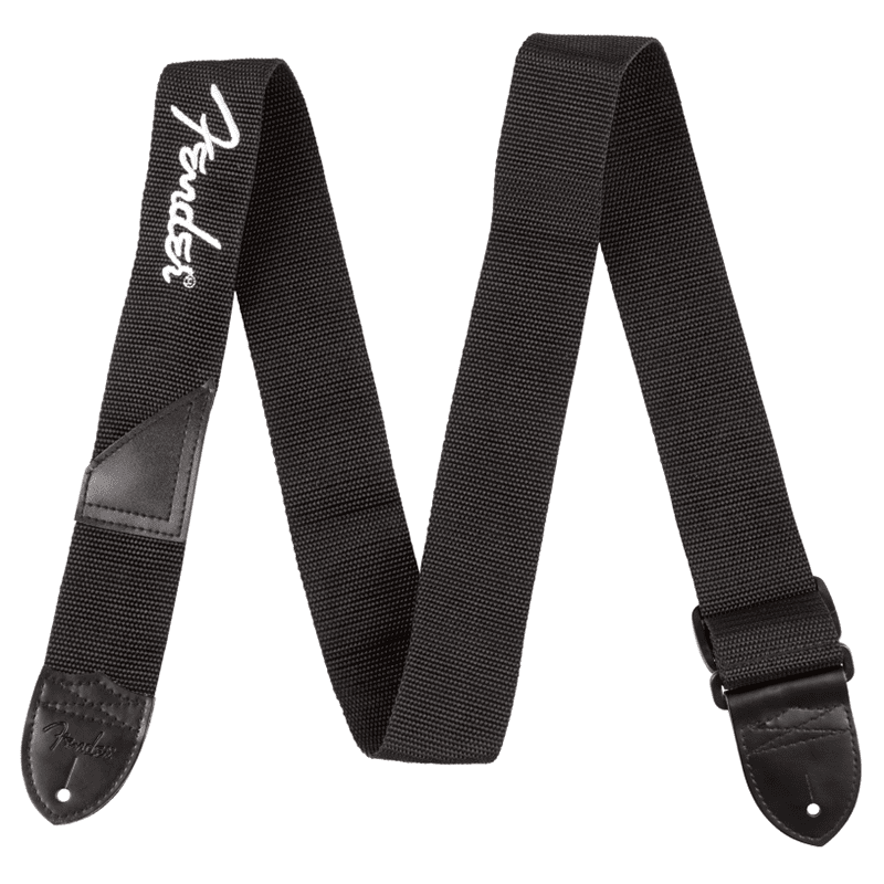 Fender Logo Guitar Strap - White
