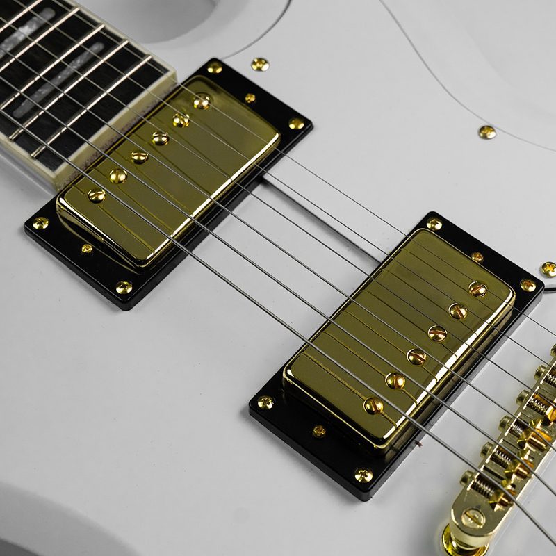 Gould Steelport Electric Guitar - White - Image 3