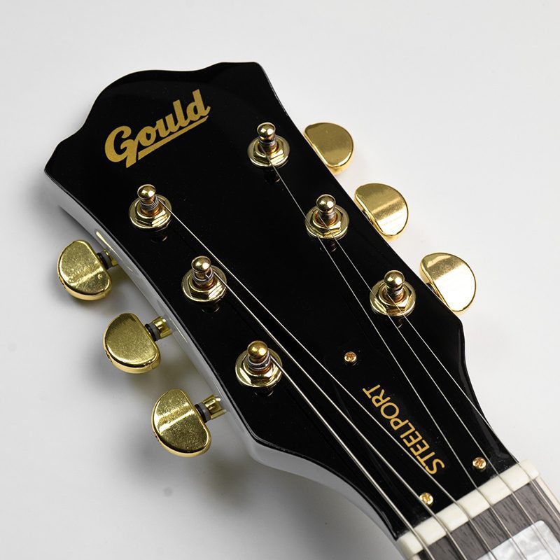 Gould Steelport Electric Guitar - White - Image 6