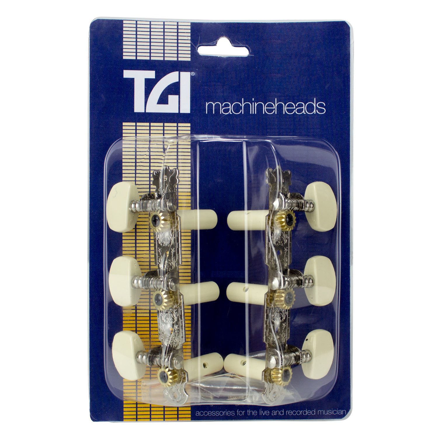 TGI Guitar Machineheads - Classical - 3 In Line